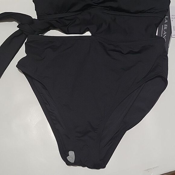 La Blanca Island Goddess Cutout One Shoulder Mio Solid One Piece Swimsuit - Picture 4 of 10